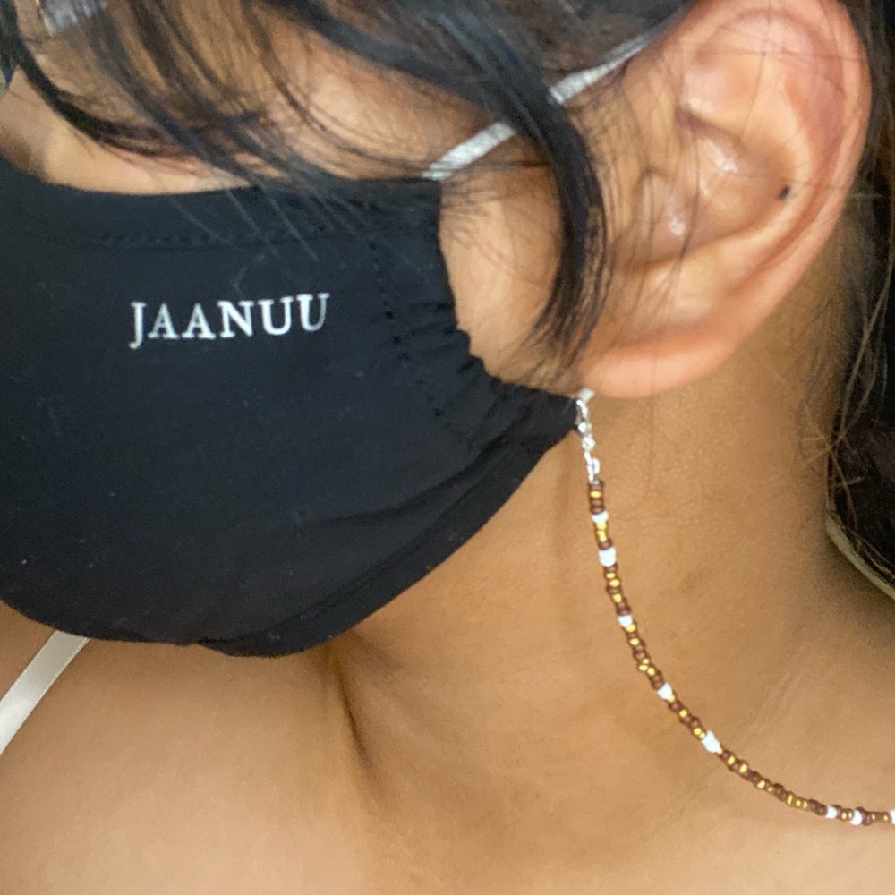 Face Mask Chain, Face Mask Holders, Beaded Mask